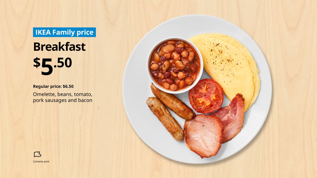 IKEA Breakfast Menu Australia Restaurant Food Menu IKEA