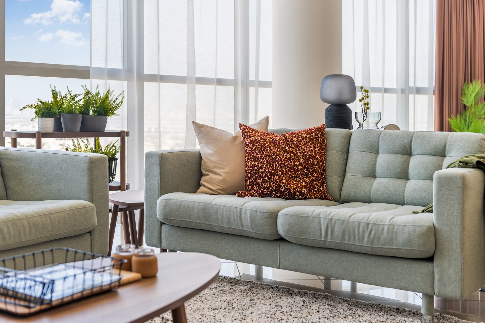 A living room where comfort meets style - IKEA