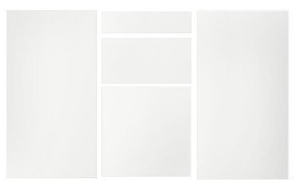 VEDDINGE white kitchen doors