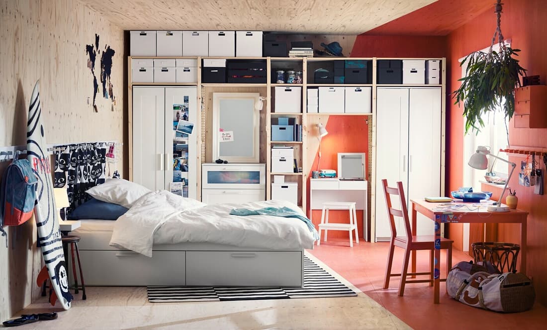 Stilvolles und helles Schlafzimmer in Weißtönen - IKEA Deutschland