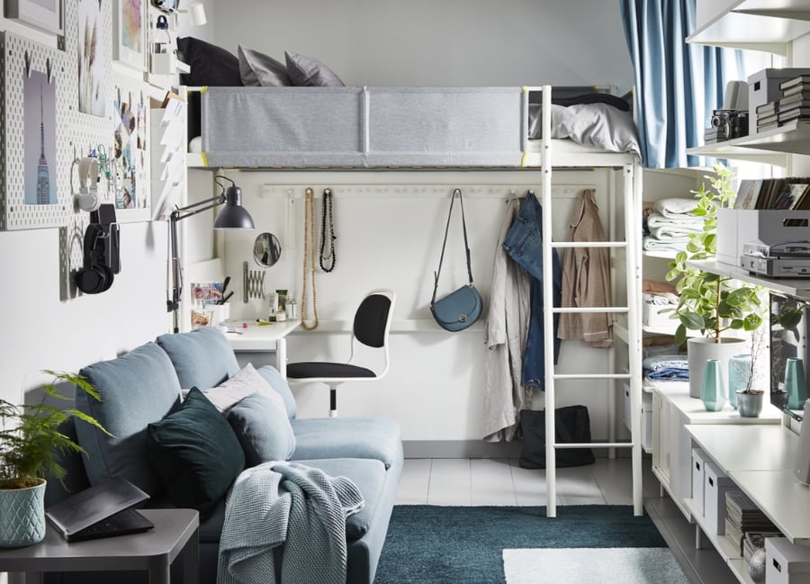 ロフトベッドで、空間コーディネートを楽しもう IKEA