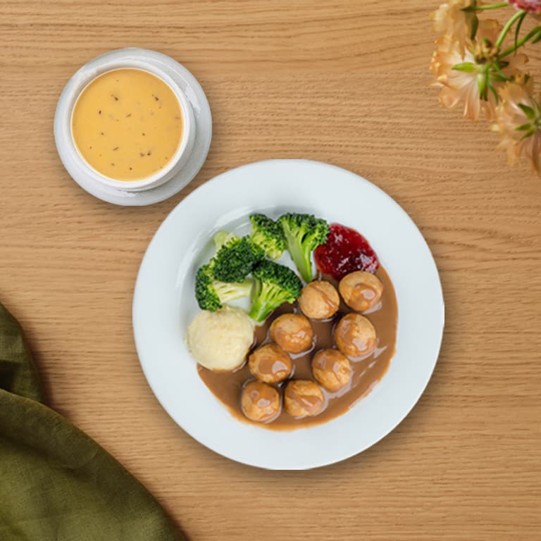8pcs Chicken Ball and Mushroom Soup