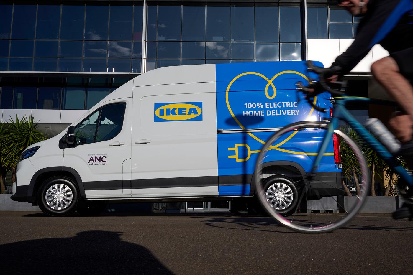 New electric vehicles delivering for IKEA Australia IKEA
