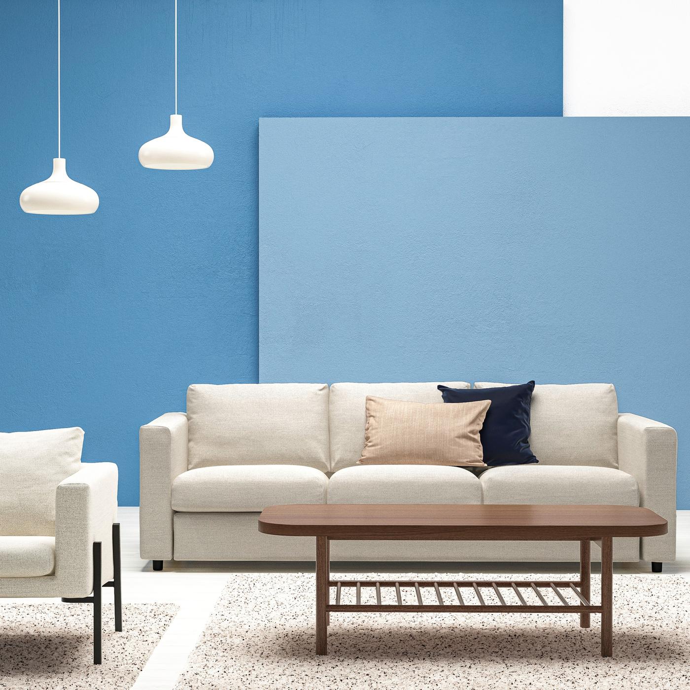 blue colour sofa