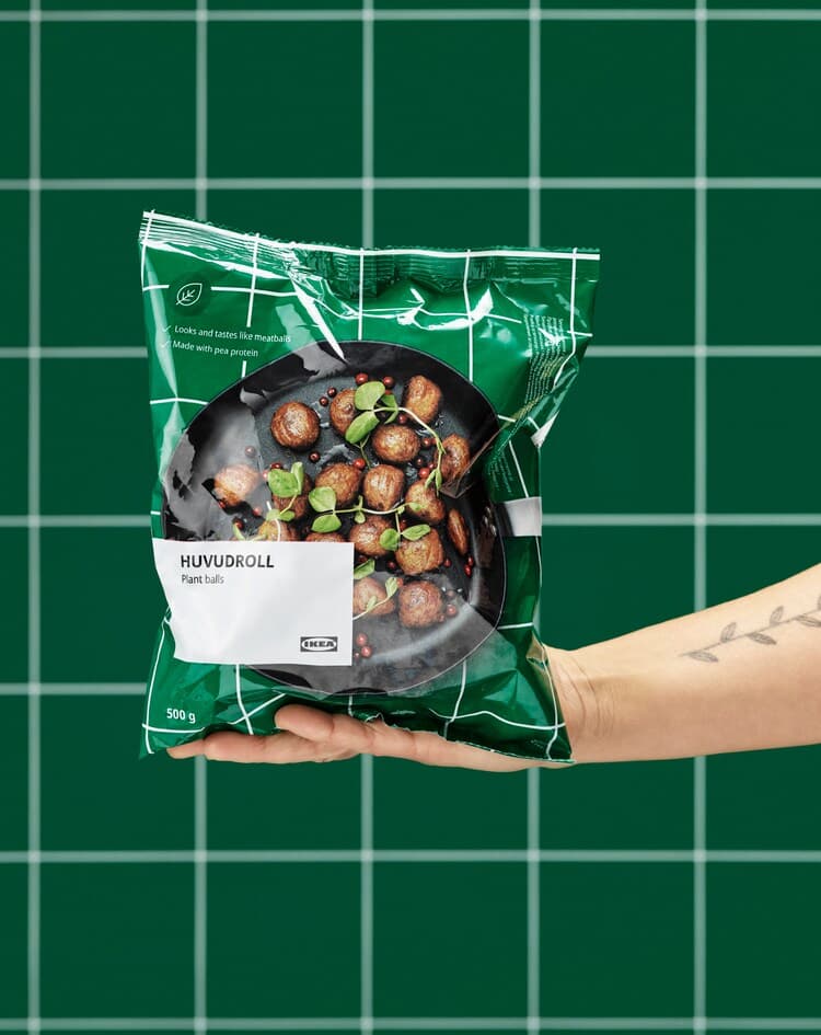 A bag of IKEA plant ball