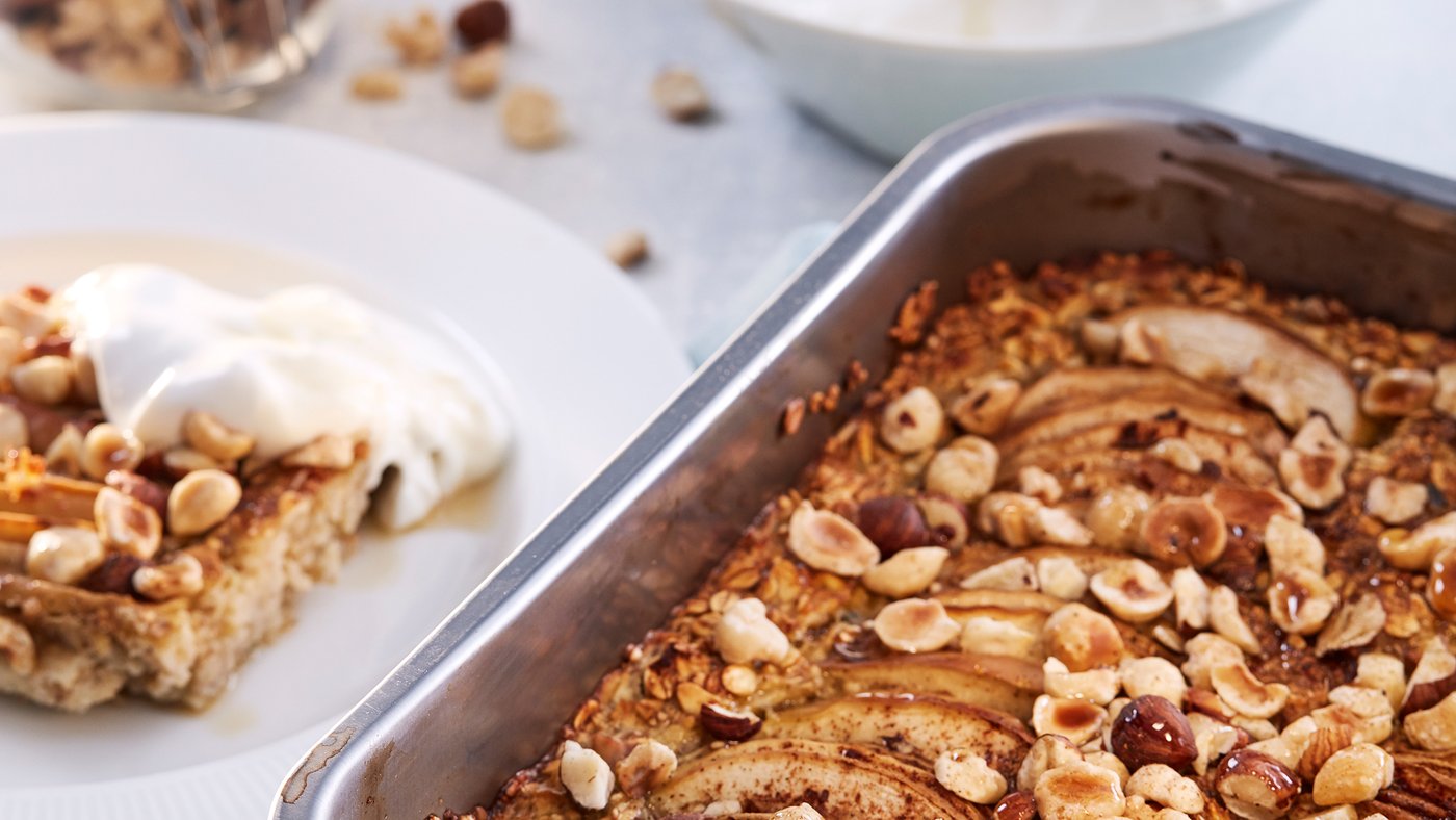 A recipe for a tasty and filling ovenbaked porridge IKEA