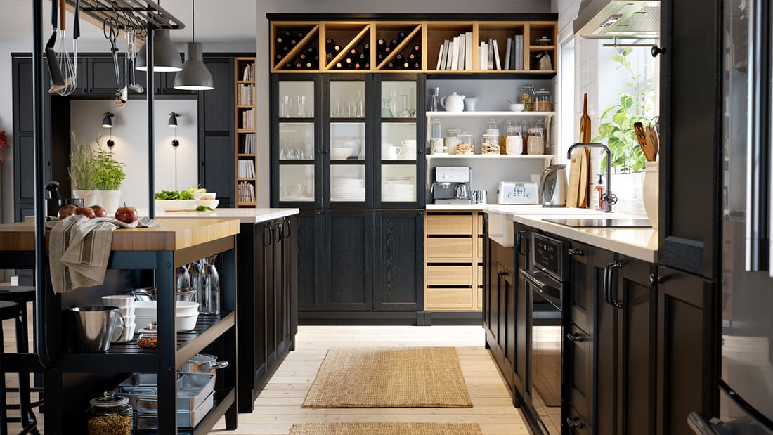 A big kitchen with lots of storage - IKEA CA