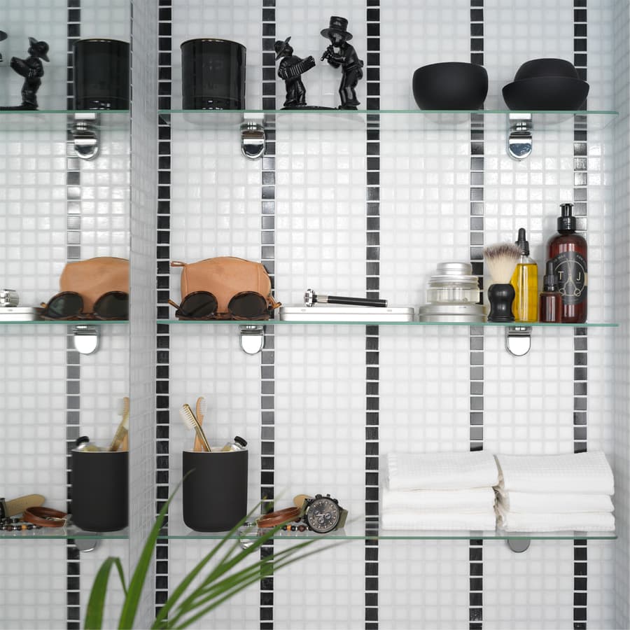 A small, beautiful bathroom with functional storage - IKEA US