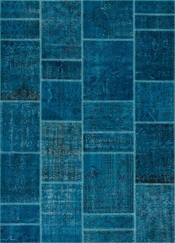 A blue SILKEBORG rug.