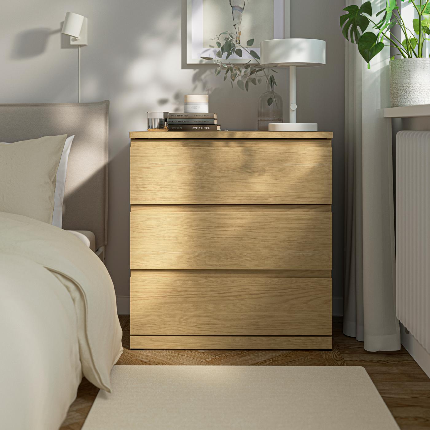 A chest of drawers