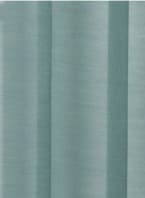A close-up of a blue curtain.