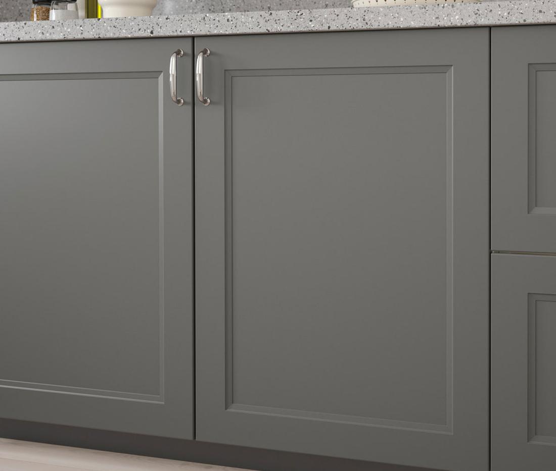 Dark Grey Shaker Kitchen - METOD Kitchen System - IKEA