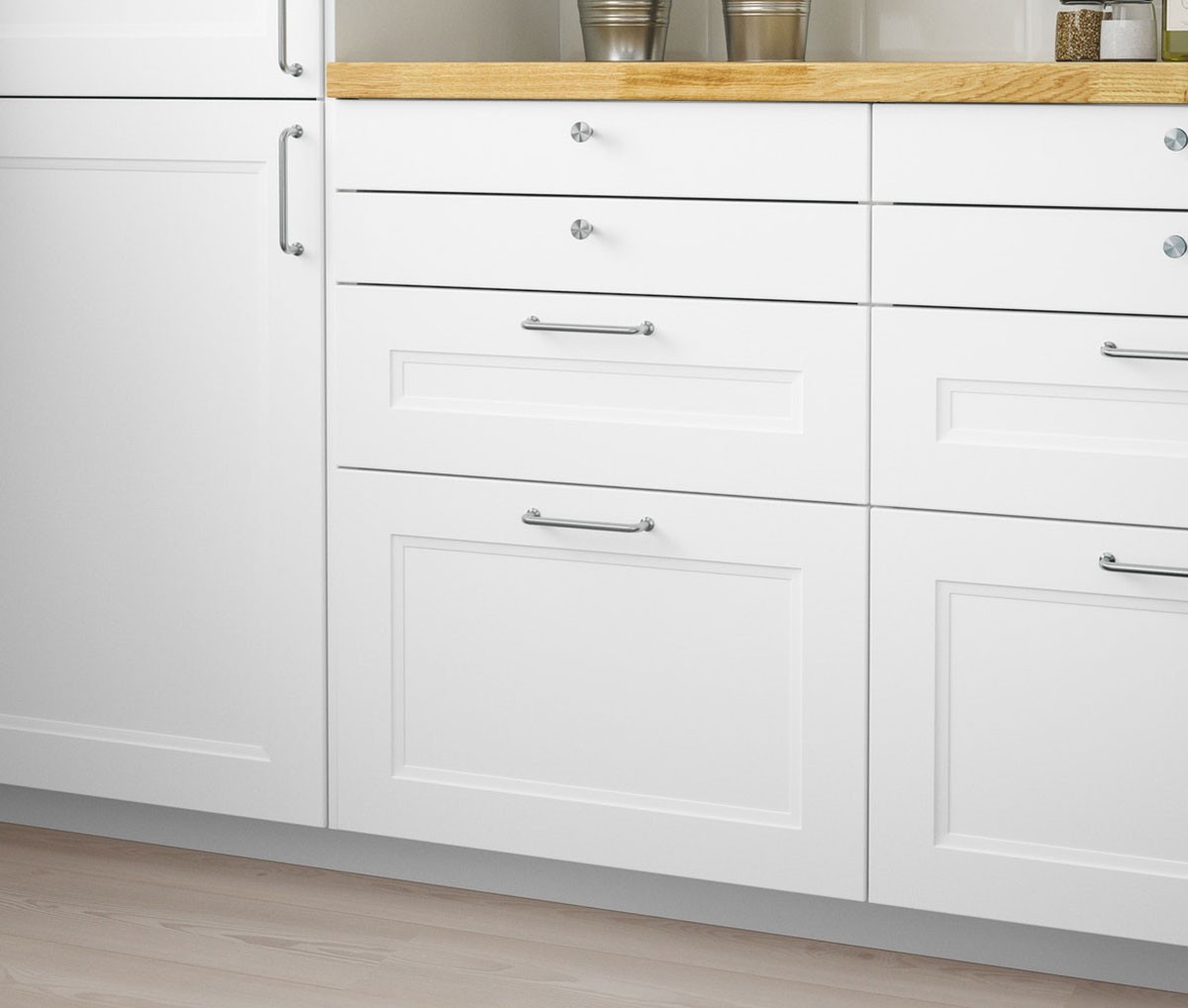 White Shaker Kitchen - METOD Kitchen System - IKEA