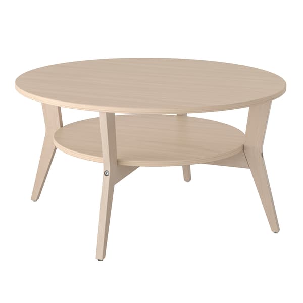 A coffee table in oak veneer.