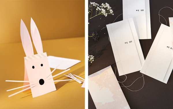 A collage of three unique party invitations.