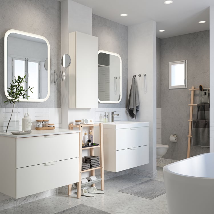 A stylish and serene bathroom - IKEA UK