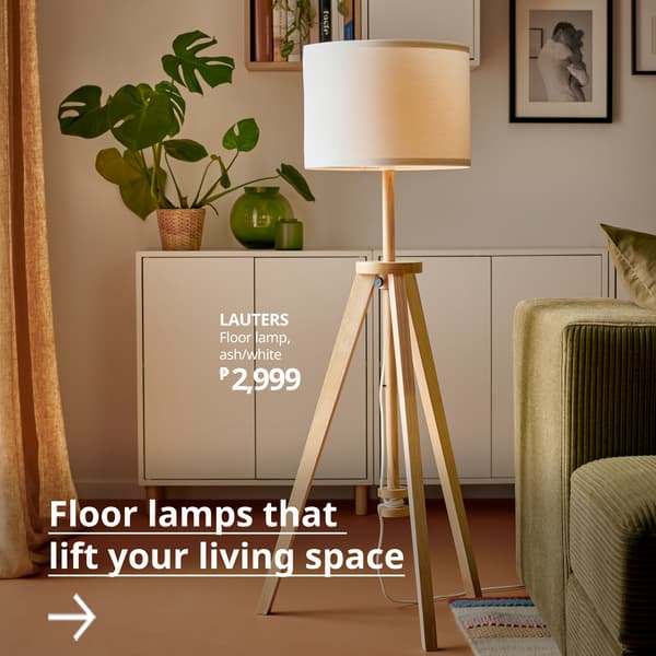 A dark beige/with heading tape DYTÅG curtains, 1 pair