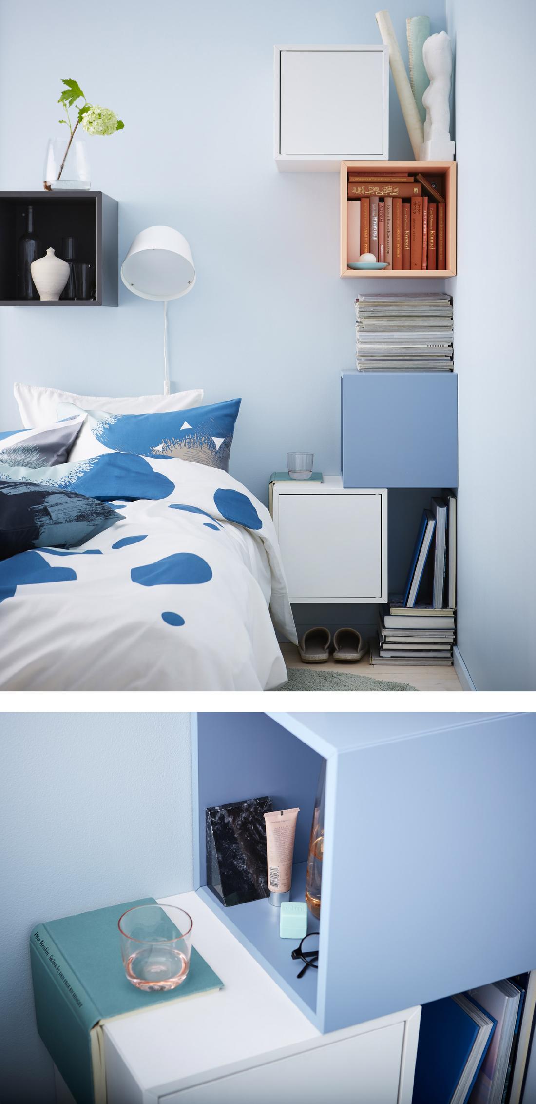 DIY bedside table ideas - IKEA