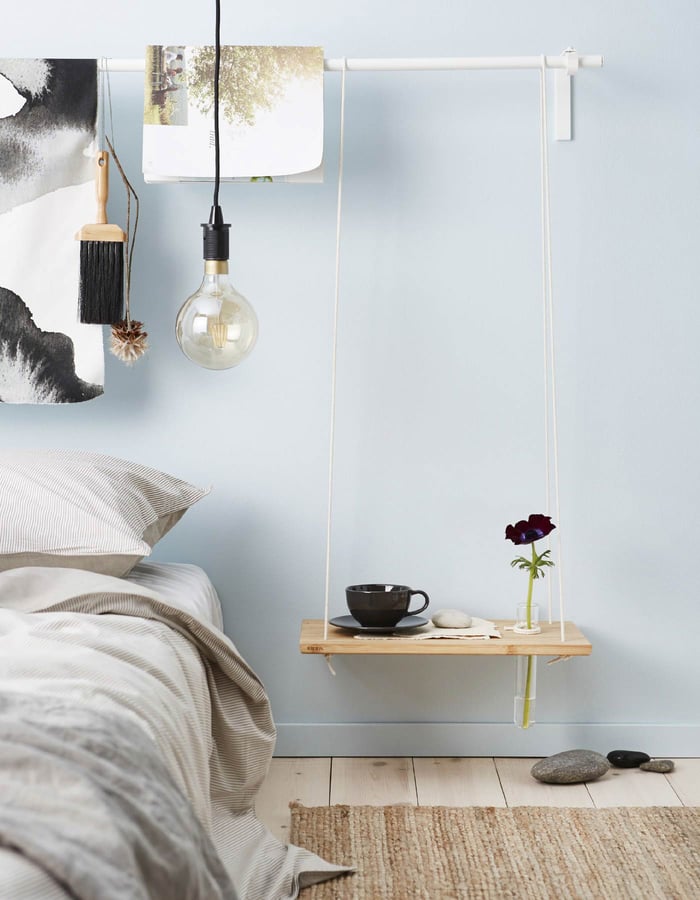 DIY bedside table ideas IKEA UK