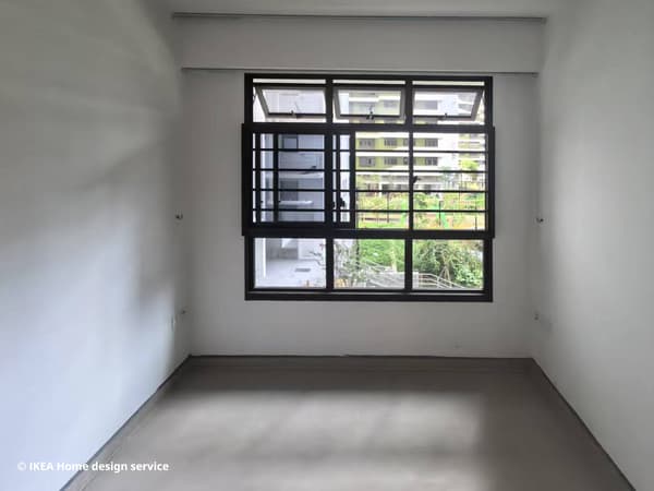 A empty space of Aunty D's master bedroom