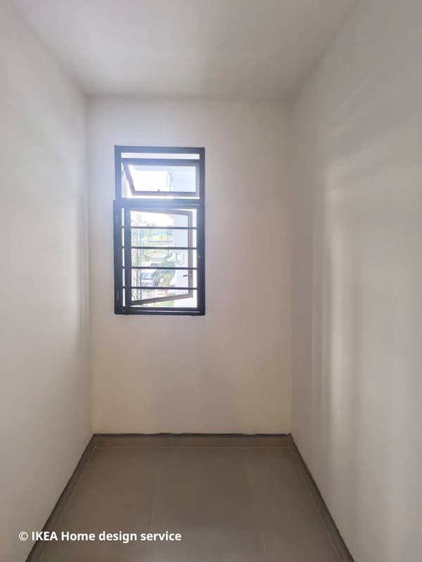 A empty space of Aunty D's pantry area