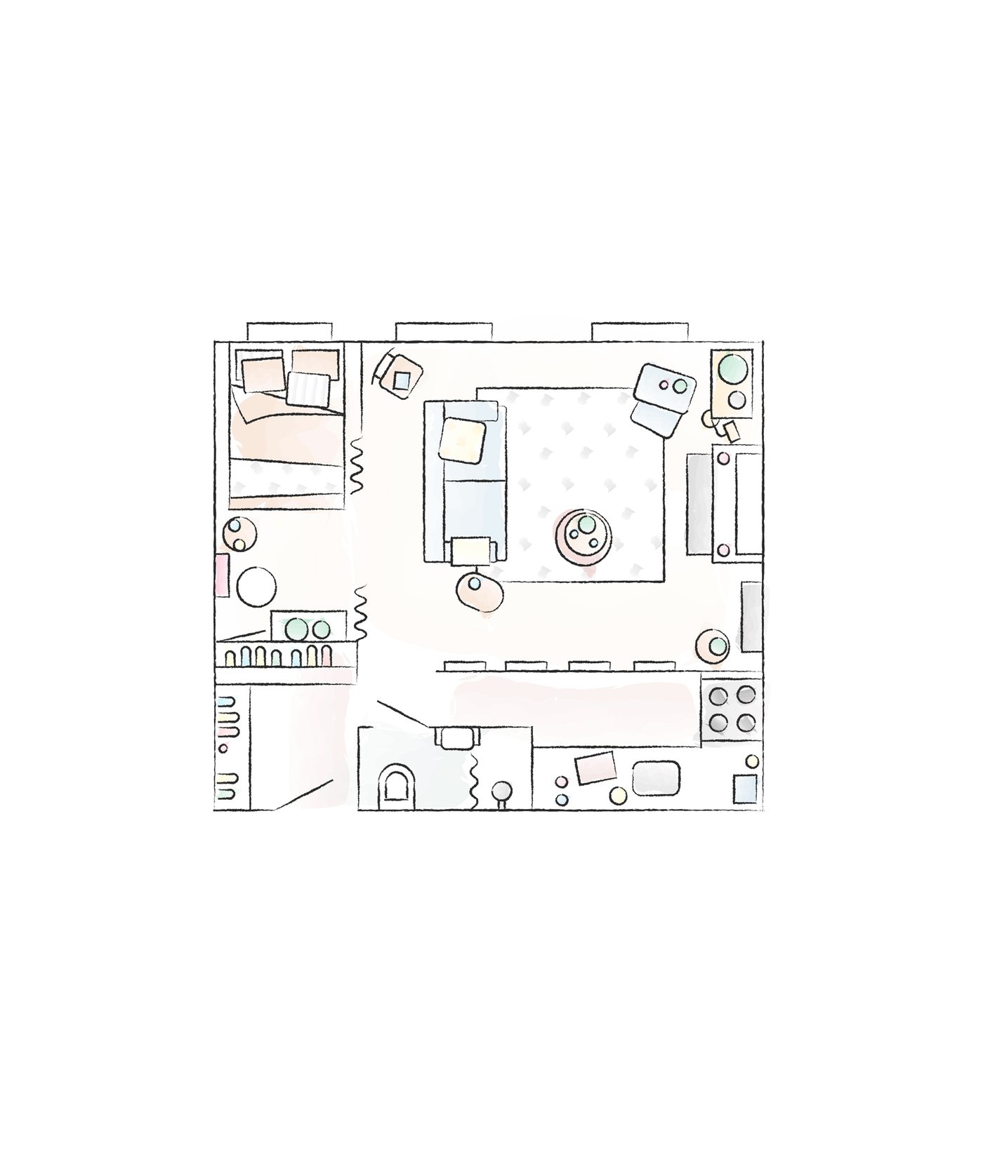 Tour of a oneroom urban apartment IKEA Singapore IKEA