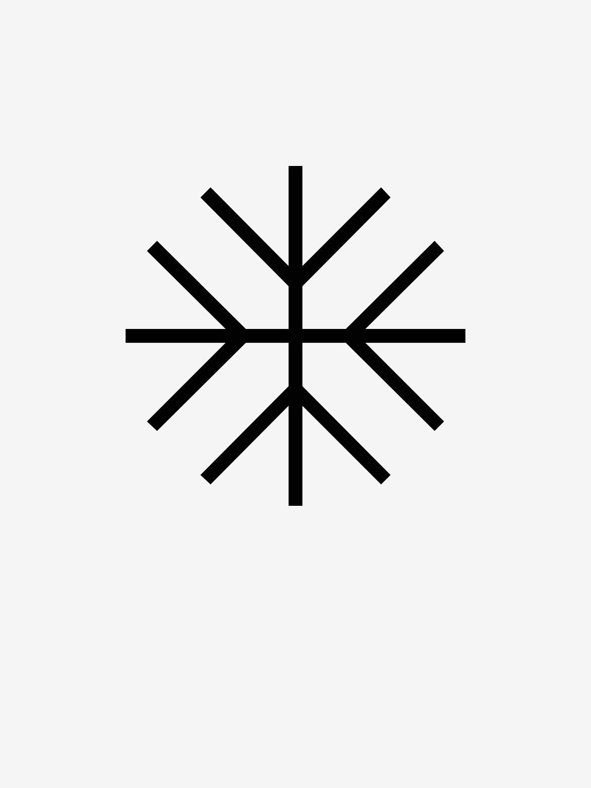 A freezer-safe symbol in black