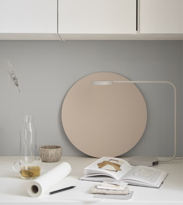 A good source of direct light can make all the difference in a work space.