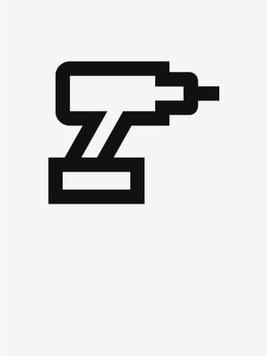 A graphic of a drill