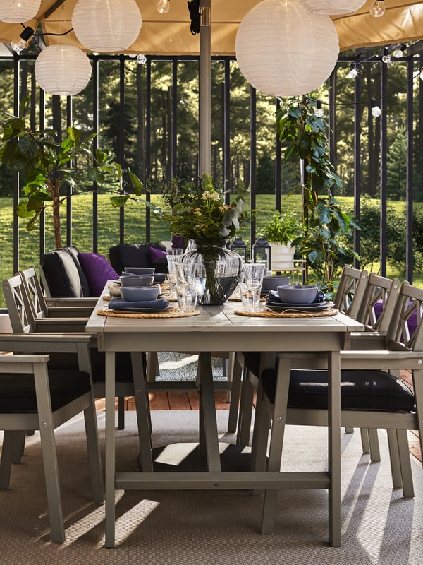 Festive gatherings with the BONDHOLMEN outdoor series IKEA