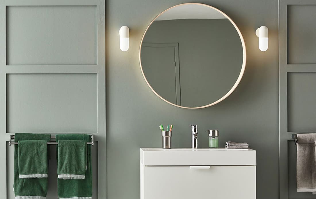 Bathroom lighting ideas | Bathroom ceiling lighting - IKEA Ireland