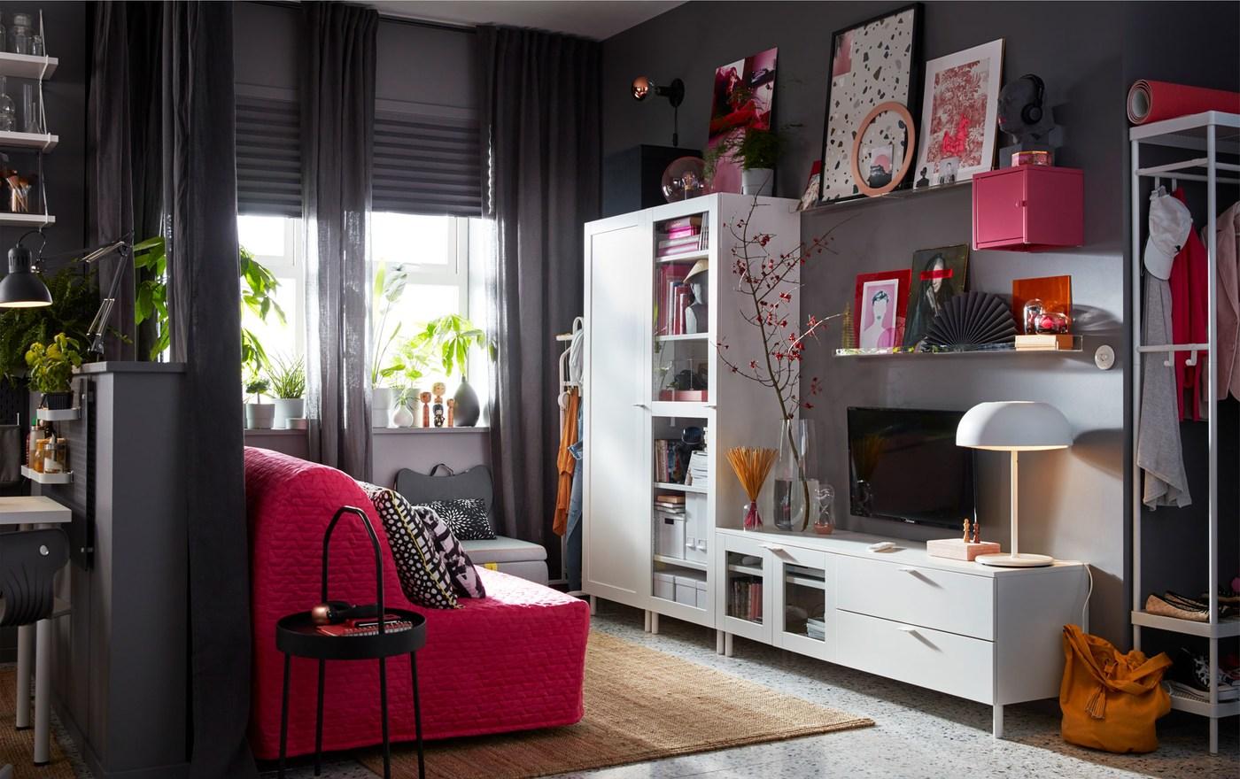 Living space with outstanding storage, 24/7 IKEA