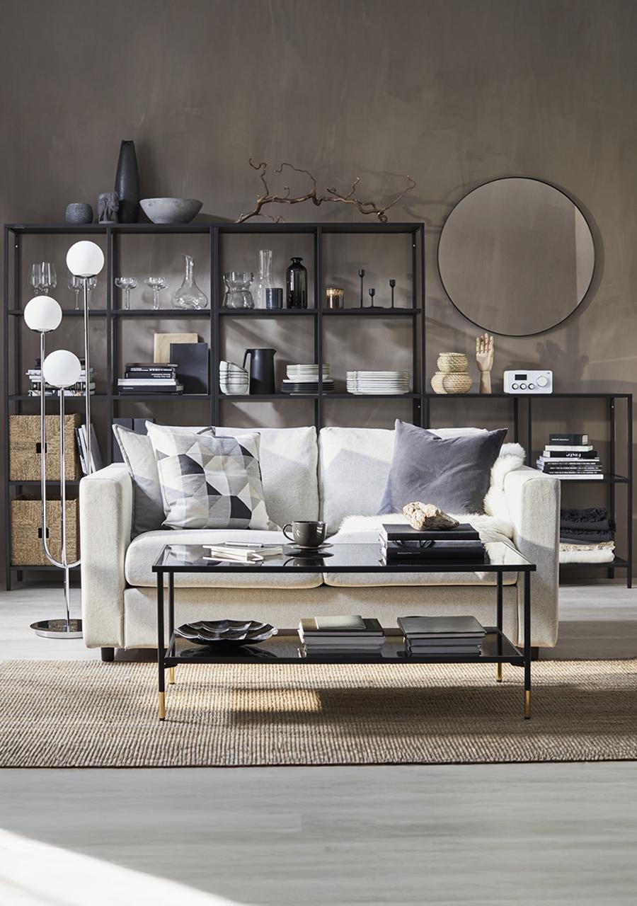 A gunnared beige VIMLE 2-seater sofa in the living room