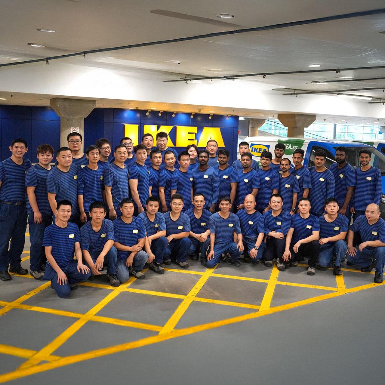 A image of our IKEA Kitchen services crew
