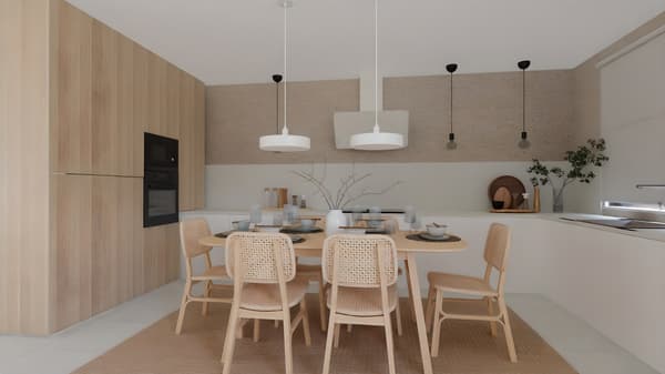 A kitchen where functionality meets design

