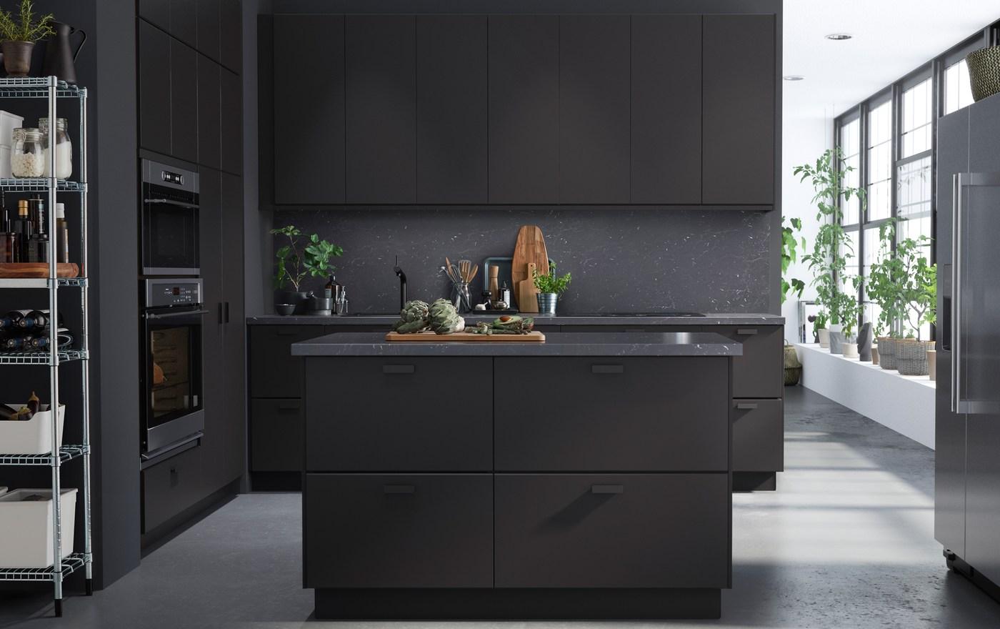 Sleek And Sustainable With A Dark Expression Ikea