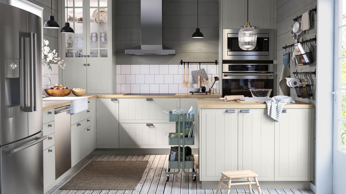 Beige Kitchen Cabinets – STENSUND Series - IKEA