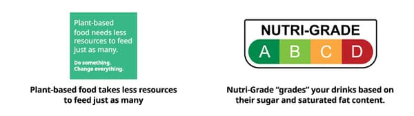 A legend explaining the following communication on the IKEA Singapore Swedish Restaurant page. A green round tag with white text that reads 