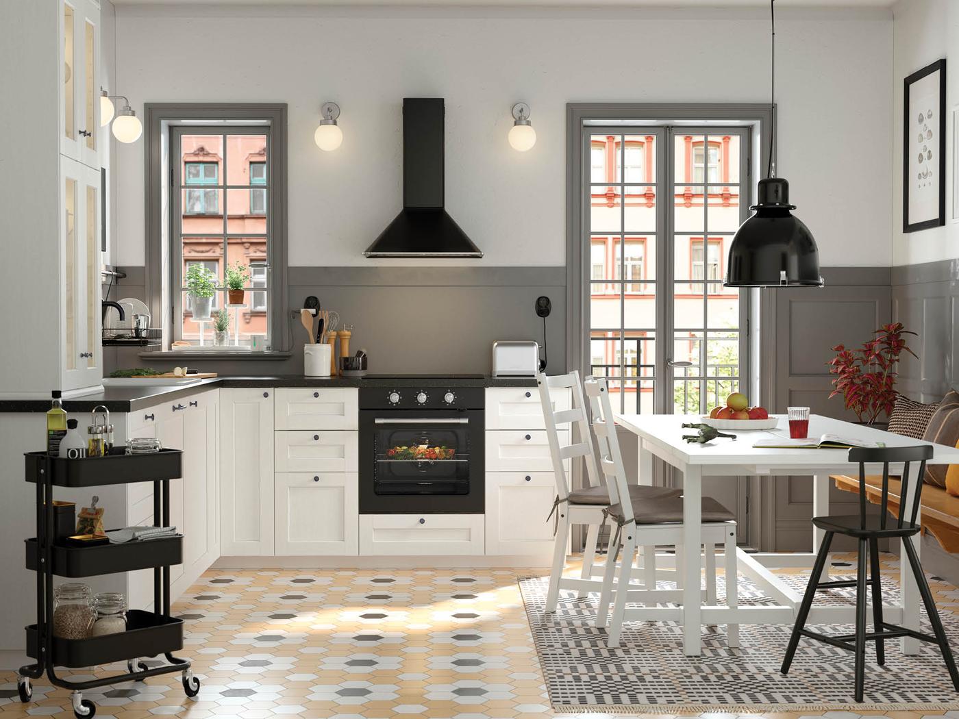 A light filled kitchen