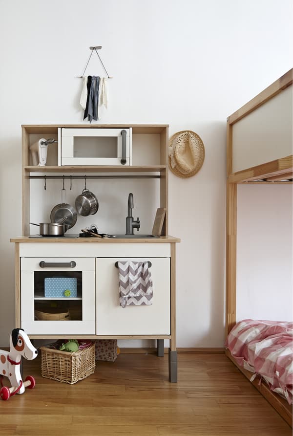 A mini kitchen is great for learning.