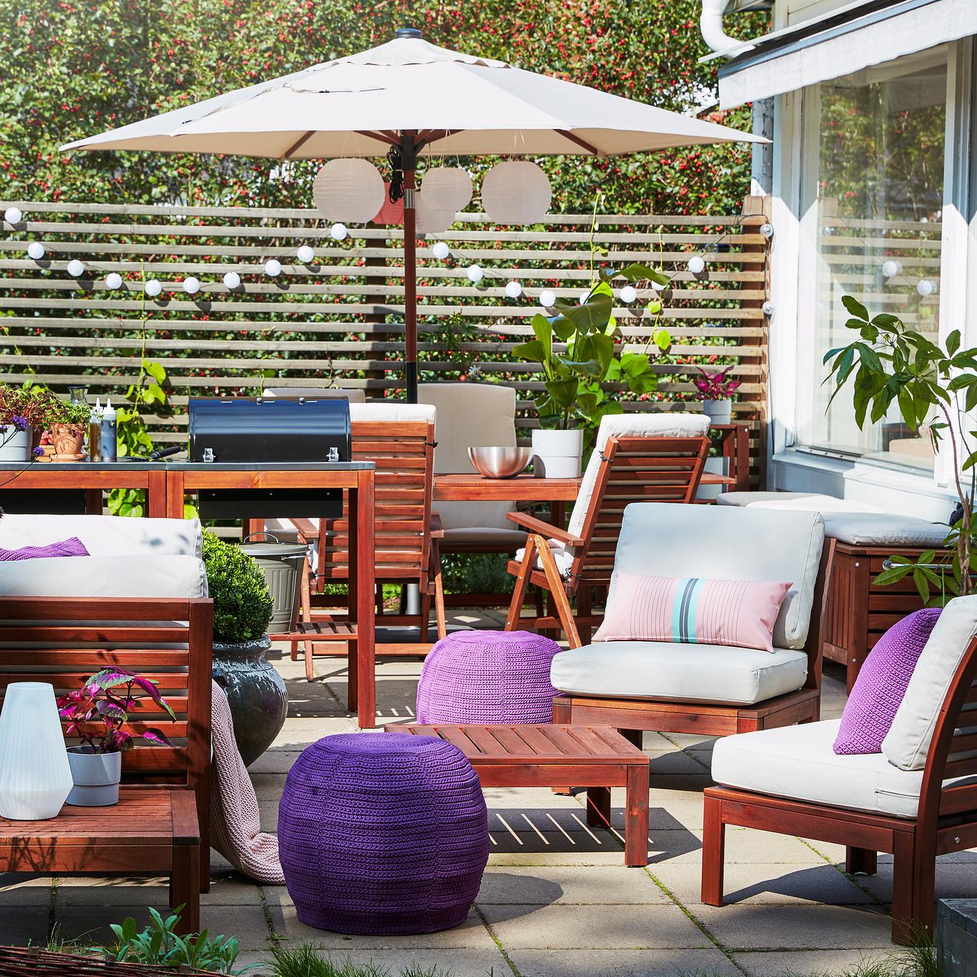 A versatile, comfy and spacious patio IKEA