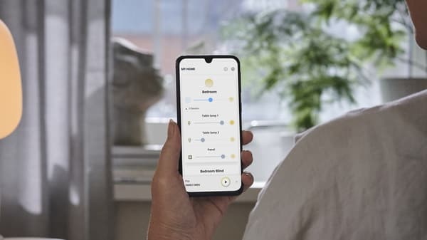 A person holding a smartphone