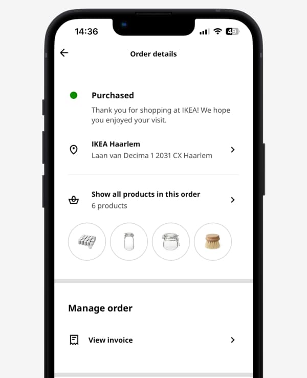 A phone showing the instructions on how to enter the voucher code