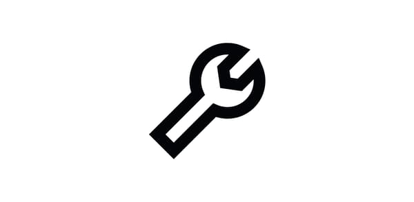A pictogram of a wrench.