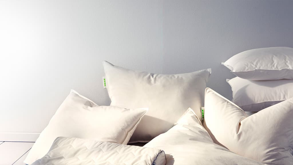 Find the right pillow Bedrooms IKEA