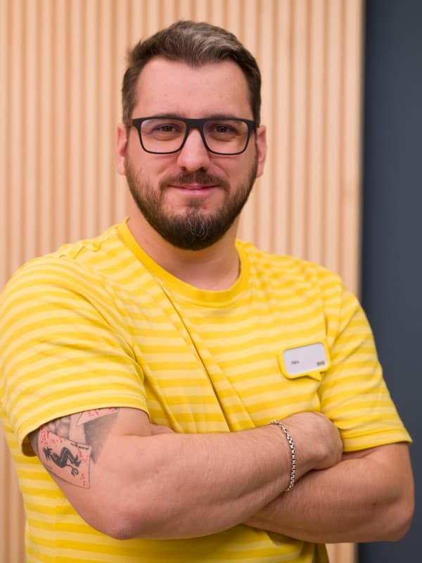 A portrait of an IKEA employee.