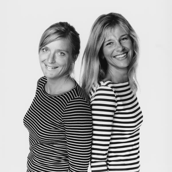 A portrait of Christina Halskov and Hanne Dalsgaard.