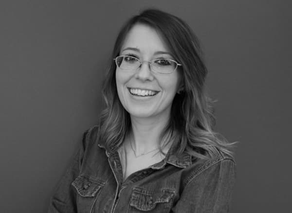 A portrait of Clare Simmons.