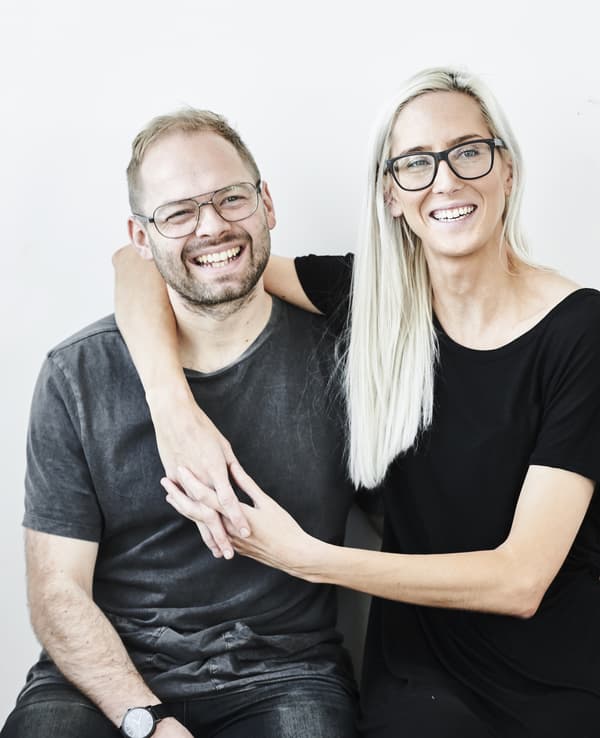 A portrait of Fiona and Bobby.