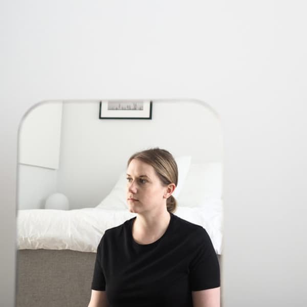 A portrait of Hannah Trickett.